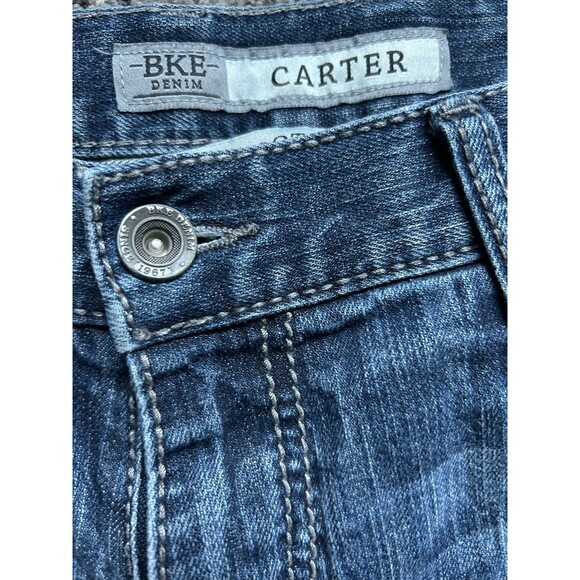 BKE Denim Carter Boot Leg Bootcut‎ Medium Wash Denim Jeans Size 34R - Picture 5 of 8
